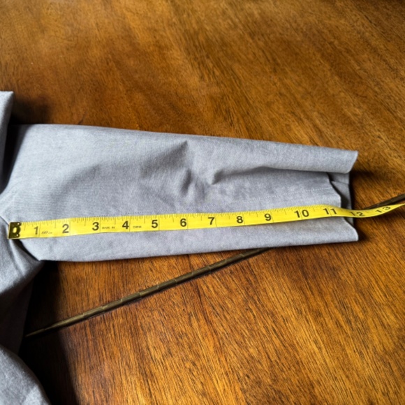 Grey cotton blazer cropped sleeves Banana Republic - Picture 4 of 8